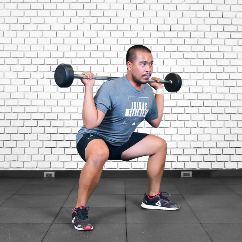 wide stance barbell squat