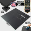 [PRE-ORDER 30 DAYS] แผ่นยางกันกระแทก 50x50 รุ่น ARMOR-LOCK PREMIUM (หนา 20มม.) ชุด 4 แผ่น 1 ตารางเมตร