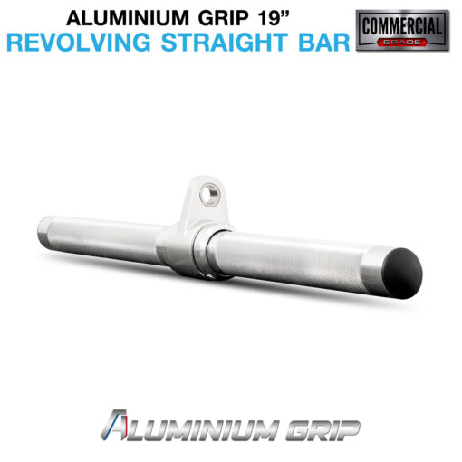 ALUMINIUM-GRIP บาร์ขนาด 19 นิ้ว Revolving Straight Bar (IBL-A-022)