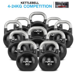 ชุดเคตเทิลเบล IVADE COMPETITION STEEL 4-24KG (MD2206)