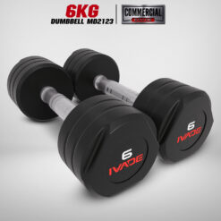 ดัมเบล STUDIO หุ้มยาง IVADE ขนาด 6KG x 2 ชิ้น (MD2123)