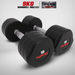ดัมเบล STUDIO หุ้มยาง IVADE ขนาด 9KG x 2 ชิ้น (MD2123)