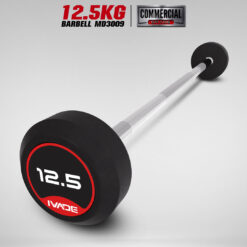 บาร์เบล แกนตรง หุ้มยาง IVADE ขนาด 12.5KG x 1 ชิ้น (MD3009)