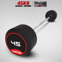 บาร์เบล แกนตรง หุ้มยาง IVADE ขนาด 45KG x 1 ชิ้น (MD3009)