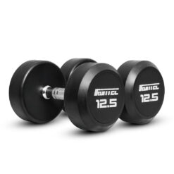 ดัมเบลกลม หุ้มยาง IRONTEC ขนาด 12.5KG x 2 ชิ้น (DB4012)