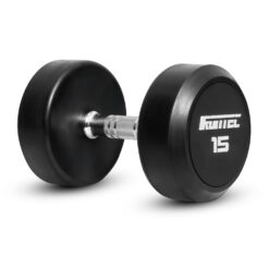 Alternative view of ดัมเบลกลม หุ้มยาง IRONTEC ขนาด 15KG x 2 ชิ้น (DB4012)
