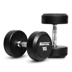 ดัมเบลกลม หุ้มยาง IRONTEC ขนาด 15KG x 2 ชิ้น (DB4012) - Image 4