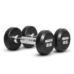 ดัมเบลกลม หุ้มยาง IRONTEC ขนาด 2.5KG x 2 ชิ้น (DB4012)