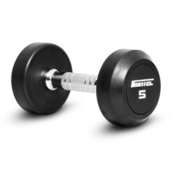 Alternative view of ดัมเบลกลม หุ้มยาง IRONTEC ขนาด 5KG x 2 ชิ้น (DB4012)