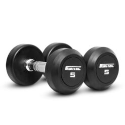 ดัมเบลกลม หุ้มยาง IRONTEC ขนาด 5KG x 2 ชิ้น (DB4012)
