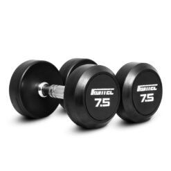 ดัมเบลกลม หุ้มยาง IRONTEC ขนาด 7.5KG x 2 ชิ้น (DB4012)