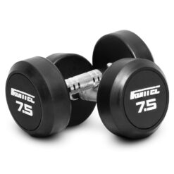 ดัมเบลกลม หุ้มยาง IRONTEC ขนาด 7.5KG x 2 ชิ้น (DB4012) - Image 3