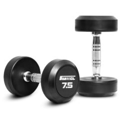 ดัมเบลกลม หุ้มยาง IRONTEC ขนาด 7.5KG x 2 ชิ้น (DB4012) - Image 4