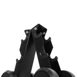 ดัมเบล กลม หุ้มยาง IRONTEC 6 คู่ ขนาด 2.5-15KG พร้อมขาตั้ง (DB4012SET105KG) - Image 5