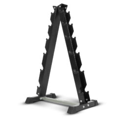 Alternative view of ดัมเบล กลม หุ้มยาง IRONTEC 6 คู่ ขนาด 2.5-15KG พร้อมขาตั้ง (DB4012SET105KG)