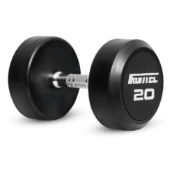 Alternative view of ดัมเบลกลม หุ้มยาง IRONTEC ขนาด 20KG x 2 ชิ้น (DB4012)