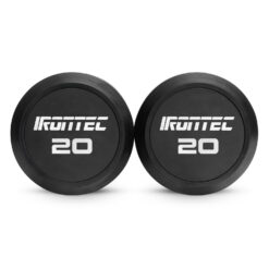ดัมเบลกลม หุ้มยาง IRONTEC ขนาด 20KG x 2 ชิ้น (DB4012) - Image 5
