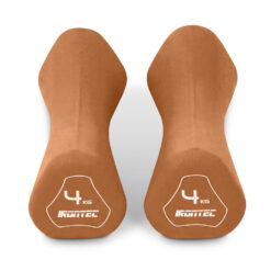 ดัมเบล 4KG (1 คู่ ) หุ้มยาง Neoprene สี Chocolate (MD7516) - Image 3