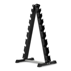 Alternative view of ดัมเบลกลม หุ้มยาง IRONTEC  Set 8 คู่ พร้อมขาตั้ง (DB4012SET180KG)