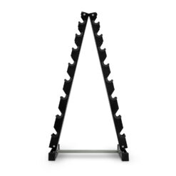 ดัมเบลกลม หุ้มยาง IRONTEC  Set 8 คู่ พร้อมขาตั้ง (DB4012SET180KG) - Image 4