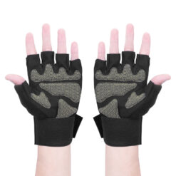 Alternative view of ถุงมือฟิตเนส (1 คู่) รุ่น FN-1-2061-BLACK