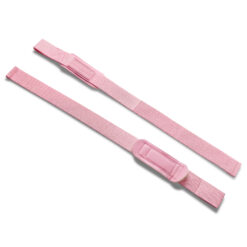 สายรัดข้อมือสำหรับยกย้ำหนัก สีชมพู PINK Weight Lifting Straps (1 คู่) รุ่น FN-3-0037-PINK - Image 3