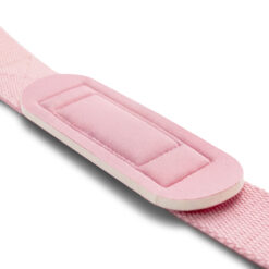 สายรัดข้อมือสำหรับยกย้ำหนัก สีชมพู PINK Weight Lifting Straps (1 คู่) รุ่น FN-3-0037-PINK - Image 5