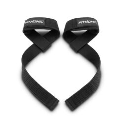 สายรัดข้อมือสำหรับยกย้ำหนัก แบบมีตุ่มกันลื่น (1คู่) รุ่น FN-3-0014-BLACK