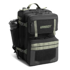 LAMGOYI กระเป๋าเป้ สายฟิตเนส GYM & HYROX Backpack 35L รุ่น TRAIN สีดำ-เขียว (Black-Green)