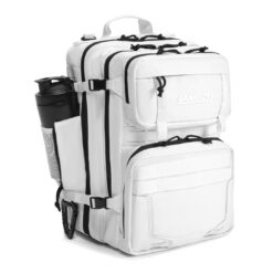 LAMGOYI กระเป๋าเป้ สายฟิตเนส GYM & HYROX Backpack 35L รุ่น TRAIN สีขาว (White)