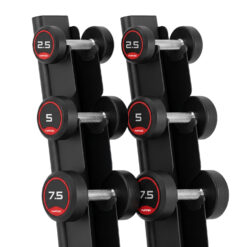 ชุดดัมเบลกลม MD2104 พร้อมชั้นวาง  2.5-15KG 6 คู่ รวม 105 kg - Image 5