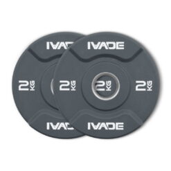แผ่นน้ำหนัก HRX Competition Series รุ่น PRO URETHANE 2KG x 2 แผ่น (MD1066)