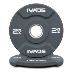 แผ่นน้ำหนัก HRX Competition Series รุ่น PRO URETHANE 2KG x 2 แผ่น (MD1066) - Image 3